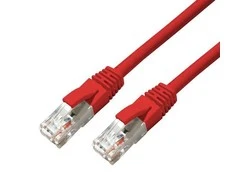 MicroConnect CAT6A UTP 5m raudonasis LSZH