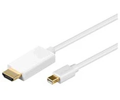 Kabelis MicroConnect DisplayPort Mini – HDMI 1m balta (MDPHDMI1)