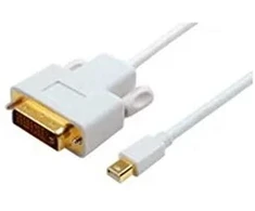 Kabelis MicroConnect DisplayPort Mini – DVI-D 1m balta (MDPDVI1)
