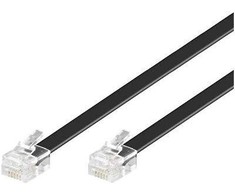 MicroConnect Modular Straight RJ12 6C/6P 6m