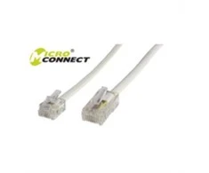 MicroConnect RJ-11 / RJ-45 (M / M) 3m Balta (MK453)