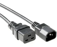MicroConnect Maitinimo laidas C19-C14 3m juodas