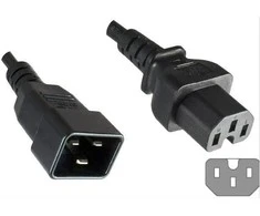 MicroConnect Maitinimo laidas C20 - C15 1,8m