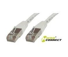 MicroConnect RJ-45 / RJ-45 Cat.6 10m Baltas (SSTP610W)