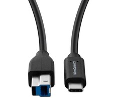 USB kabelis MicroConnect USB-C - USB-B 3 m juodas (USB3.1CB3)