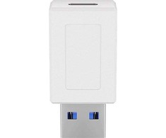 USB adapteris MicroConnect USB-A - USB-C Baltas (USB3.0ACFW)