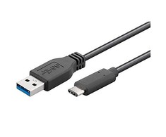 USB kabelis MicroConnect USB-A - USB-C 3 m Juodas (USB3.1CA3)