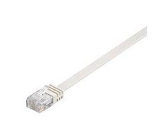 MicroConnect RJ-45 kt.6 U / UTP Baltas 1,5 m (V-UTP6015W- FLAT)