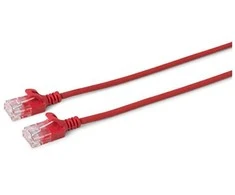 MicroConnect U/UTP CAT6 2M Raudona Slim,