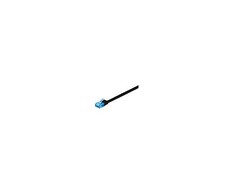 MicroConnect RJ-45/RJ-45 kat.6a U/UTP Juodas 1m (V-UTP6A01S-FLAT)