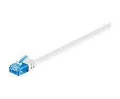 MicroConnect U / UTP CAT6A 10M Baltas butas - V-UTP6A10W- FLAT