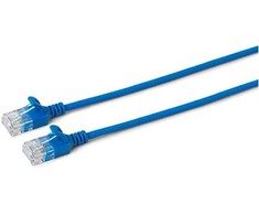 MicroConnect U/UTP CAT6A Slim 2M Mėlyna