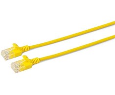 MicroConnect U/UTP CAT6A Slim 2M geltona