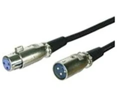 Kabelis MicroConnect XLR - XLR 1m juoda (XLRMF1)