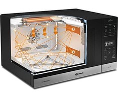 Mikrobangų krosnelė Whirlpool MWF 420 BL (1100W, 25l), Juodos spalvos