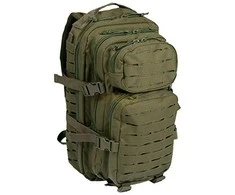 Kuprinė Mil-tec Assault lazerinis Cut SM, žalios spalvos, 20L