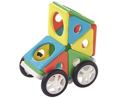 Millennium Magnets Cars, 8 Dreiecke, 12 Quadrate, 2 Räders.