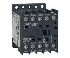 Schneider Electric „Schneider“ pagalbinis kontaktorius 10A 4NO 0R 24V DC (CA3KN40BD)