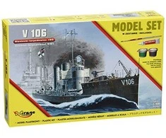 Mirage Modele Mirage Pirmojo pasaulinio karo vokiečių torpedinis laivas „V106“.