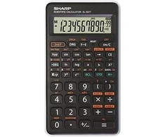 SHARP skaičiuotuvas - EL-501T - baltas (pakavimas lizdinėje plokštelėje)