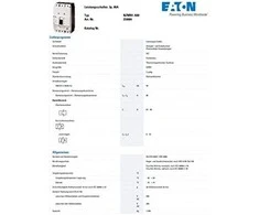 Eaton Maitinimo jungiklis NZMN1-A80 3 Polar - 259084