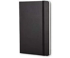 Moleskine Srl Užrašų knygutė Moleskine Classic 9x14cm, langeliais, kietu viršeliu, juodos spalvos