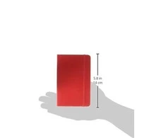 Moleskine Srl *Užrašų knygutė Moleskine Classic 9x14cm, linijomis, minkštu viršeliu, raudonos spalvos