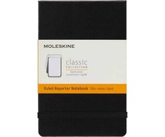 KNYGA Martin Nussbaumer Moleskine Pocket Reporter Ruled Notebook Juodas