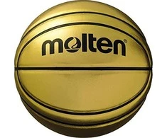 Molten Krepšinio kamuolys suvenyras BG-SL7 sint. oda auksinis