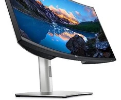 Monitorius Dell UltraSharp 34 Curved USB-C Hub Monitorius-U3423WE, Juodos/Sidabrinės spalvos