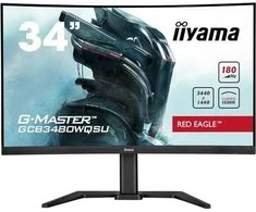 Monitorius IIYAMA GCB3480WQSU-B1 34 colių ETE VA 3440x1440 UW Curved Gaming 1500R 180Hz 21:9 420cd/m2 4ms MPRT 2xHDMI 2xDP USB-HUB 2x3.2 garsiakalbiai