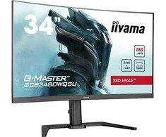 Monitorius IIYAMA GCB3480WQSU-B1 34 colių ETE VA 3440x1440 UW Curved Gaming 1500R 180Hz 21:9 420cd/m2 4ms MPRT 2xHDMI 2xDP USB-HUB 2x3.2 garsiakalbiai