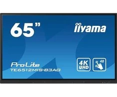 Monitorius IIYAMA TE6512MIS-B3AG 65 colių iiWare10 Android 11 40 taškų PureTouch IR su nuliniu sujungimu 3840x2160 UHD IPS skydelis Metalinis korpusas