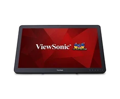 Monitorius ViewSonic 24" 16:9 (23,6") 1920 x 1080, SuperClear® VA, 10 taškų, PCAP su 200 nitų (lietimo modulis), VGA, HDMI, DisplayPort, 2 USB, garsiakalbiai, knygų stendo stilius