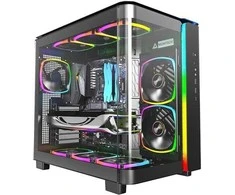 Montech KING 95 PRO Mid Tower, Tempered Glass, ARGB – Juodas