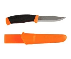 Morakniv® Companion (S) peilis, Hi-Vis Oranžinis, nerūdijantis plienas