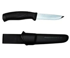 Morakniv® Companion (S) peilis, juodas, nerūdijantis plienas
