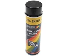 MOTIP Dažai juodi blizgantys 500ml