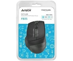 A4Tech FSTYLER FB35 RF 2.4G+BT Midnight Žalias Pelė wireless