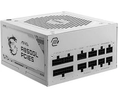 MSI Maitinimo šaltinis MAG A850GL PCIE5 WHITE / 80 PLUS Gold / 850W / Active PFC