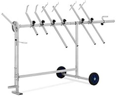 MSW Stovas, besisukantis dažų vežimėlis, 360 iki 90 kg, 6 rankenos, STANDARTAS