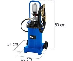 MSW Pneumatinis tepalas mašinoms 50:1 12L SET
