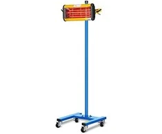 MSW Dažų infraraudonųjų spindulių šildytuvas dažams džiovinti ant stovo 1100W IR-DRYER1000