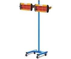 MSW Dažų infraraudonųjų spindulių šildytuvas dažams džiovinti ant stovo, 2200W IR-DRYER2000.2