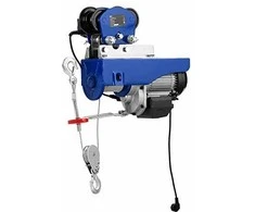 MSW Gervė elektrinė su trosiniu kranu 1600 W 12 m 500 kg