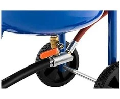 MSW Mobilus sifoninis smėlio pūtiklis su slėgio reguliavimu 60-125 psi, 40 l