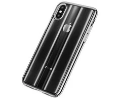 Baseus Riposo Dėklas „Aurora" iPhone X/XS Transparent juodas