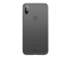 Dėklas Baseus Baseus Wing Case itin plonas dėklo dangtelis, skirtas iPhone XS Max juoda permatoma (WIAPIPH65-E01)