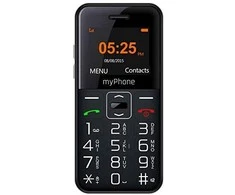 MyPhone Telefonas HALO Easy, Juodas