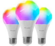 Nanoleaf Essentials Smart A19 lemputė 1100Lm RGBCW 2700K-6500K, 120V-240V, E27, 3 vnt.